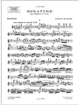Sonatine - MILHAUD - Partition - Hautbois